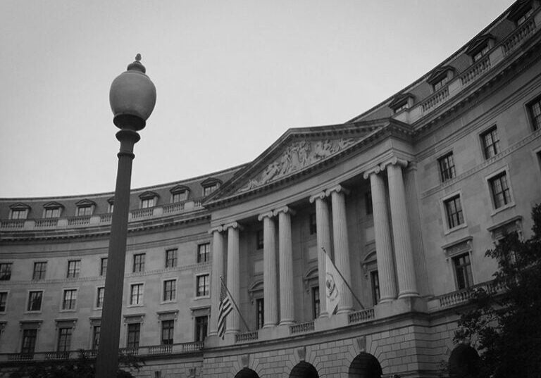 The Federal Triangle complex in Washington, D.C.