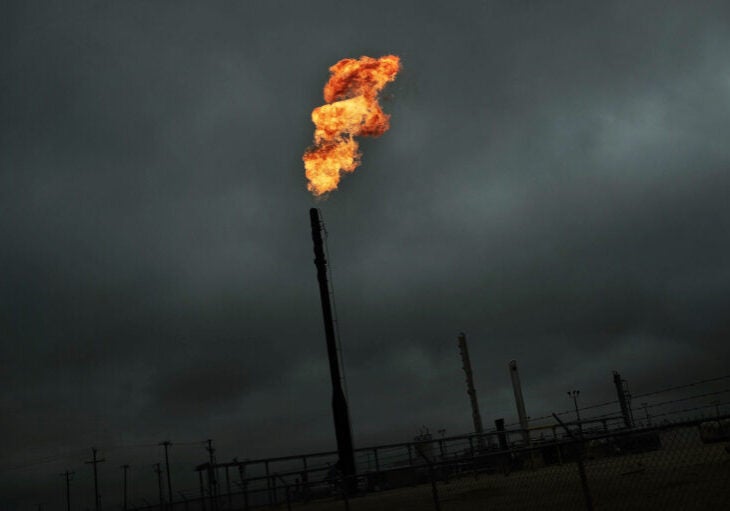 Natural gas flare