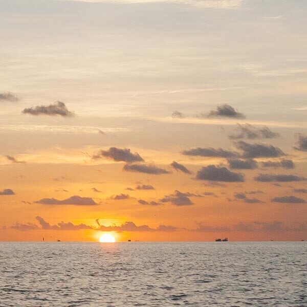 Sunset on the Gulf of Mexico.