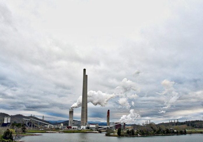 The Kingston Fossil Plant is a 1.4-gigawatt coal-fired power plant located in Roane County, outside of Kingston, Tenn., on the shore of Watts Bar Lake. It is operated by the Tennessee Valley Authority.