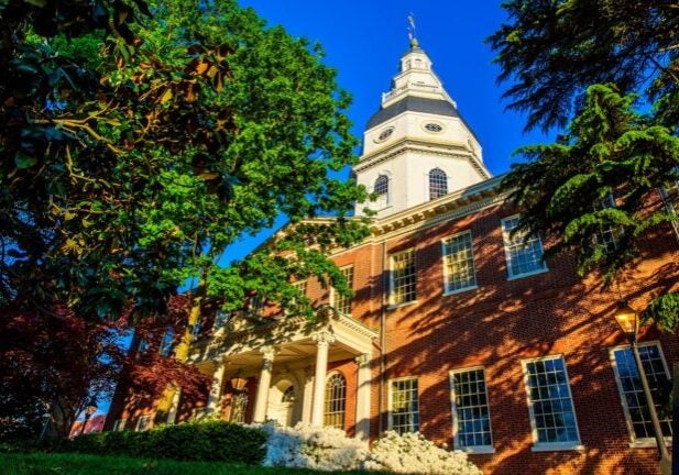 The Maryland State House in Annapolis, MD (Photo Credits: Spartana Photography)