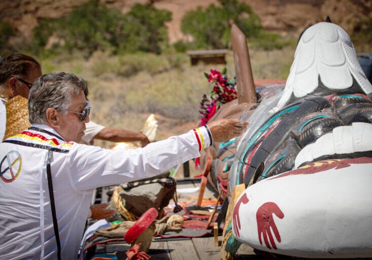 Red Road to DC event at Bears Ears, Utah. on July 17, 2021.