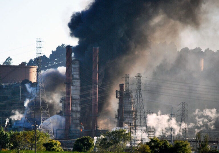 On August 6, 2012, a fire and explosion at a Chevron refinery in Richmond, Calif. caused 15,000 people to seek medical treatment.