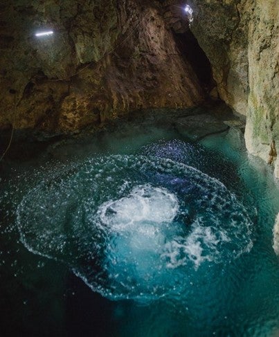 The Ring of Cenotes Geohydrological Reserve, located in Homún, is a unique and culturally important wetland that is especially vulnerable to pollution from the challenged operation.
(Gaston Bailo)