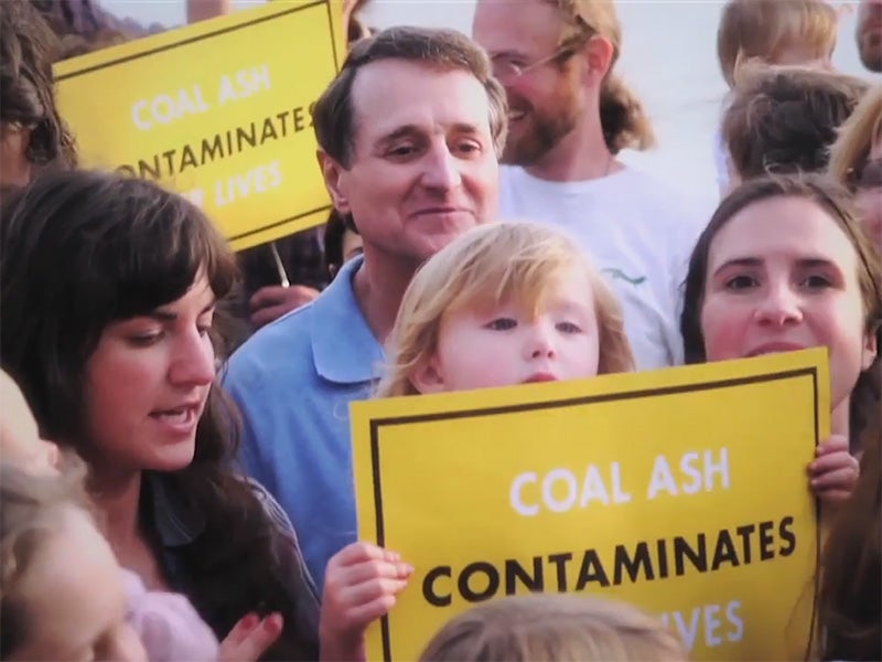 Residents of Asheville, NC, join together to fight pollution from coal ash.