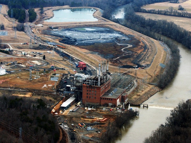 An estimated 82,000 tons of toxic coal ash leaked into the Dan River from Duke Energy’s Dan River Power Station in February of 2014.