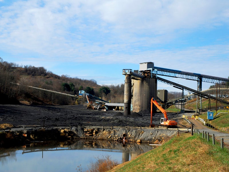 Scientists have found that coal ash has up to 10 times more naturally occurring radioactive materials than the parent coal it comes from.
(David Olah/iStock Photo)