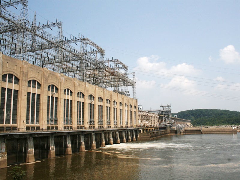 Conowingo Dam on Maryland&#039;s Susquehanna River.