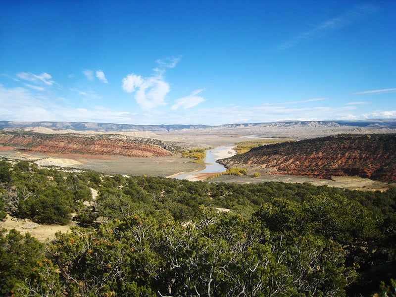 Yampa River at the Dinosaur National Monument.
(Photo courtesy of Chris M. Morris)