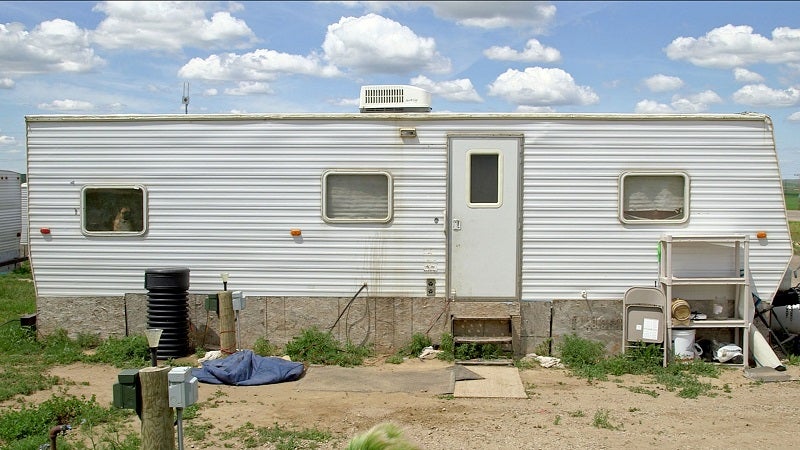 A FEMA trailer. Formaldehyde is a carcinogen that also causes or exacerbates respiratory ailments, and was blamed for numerous illnesses among Gulf Coast residents housed in travel trailers and mobile homes supplied by the Federal Emergency Management Agency after Hurricanes Katrina and Rita in 2005.
(Mariel Carr Chemical Heritage Foundation /  CC BY 3.0)