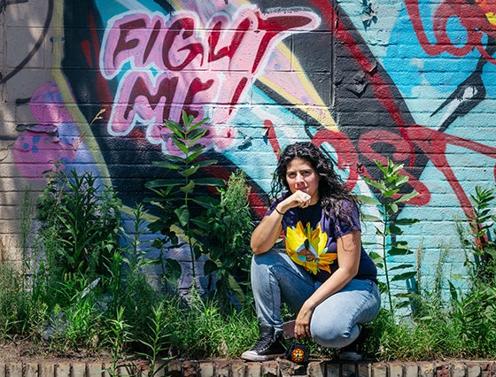 “Women have to be the fiercest,” says Maria Lopez-Nuñez. She is fighting for environmental justice in Newark, NJ's Ironbound neighborhood. (Brian W. Fraser)