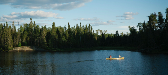 Canoeing in the Boundary Waters Canoe Area in Northern Minnesota in August 2022. (Brad Zweerink / Earthjustice)