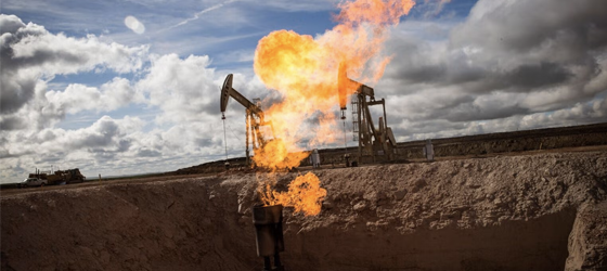 The EPA's endangerment finding is the basis for important greenhouse gas rules, including regulations on emissions from oil and gas facilities. (Andrew Burton / Getty Images)