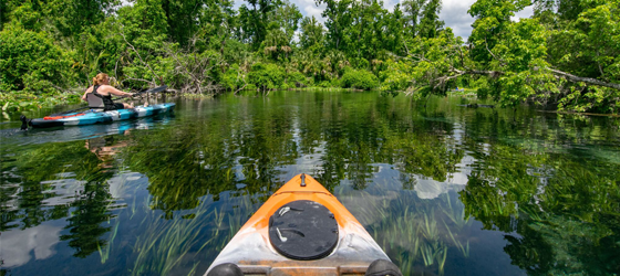 Kayaking Alexander Springs in Ocala National Forest, Florida. (Michael Warren / Getty Images)
