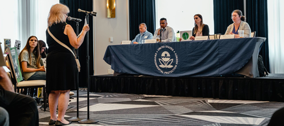 Photos from an EPA public hearing on coal ash in Chicago, Illinois on June 28, 2023 (Jamie Kelter Davis for Earthjustice)