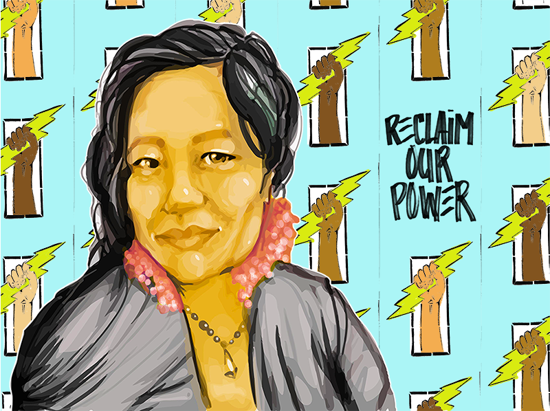 Mari Rose Taruc of Reclaim Our Power is advocating for a safe, reliable energy system that benefits everyone.
(John Osgood for Earthjustice)