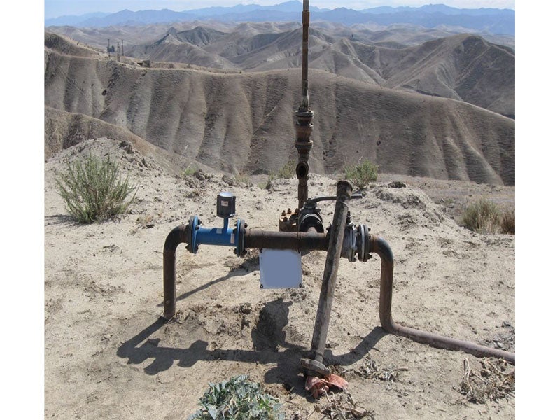An oil industry wastewater injection well. Illegal injections are contaminating underground water in scores of aquifers across the state, from Monterey to Kern and Los Angeles counties.