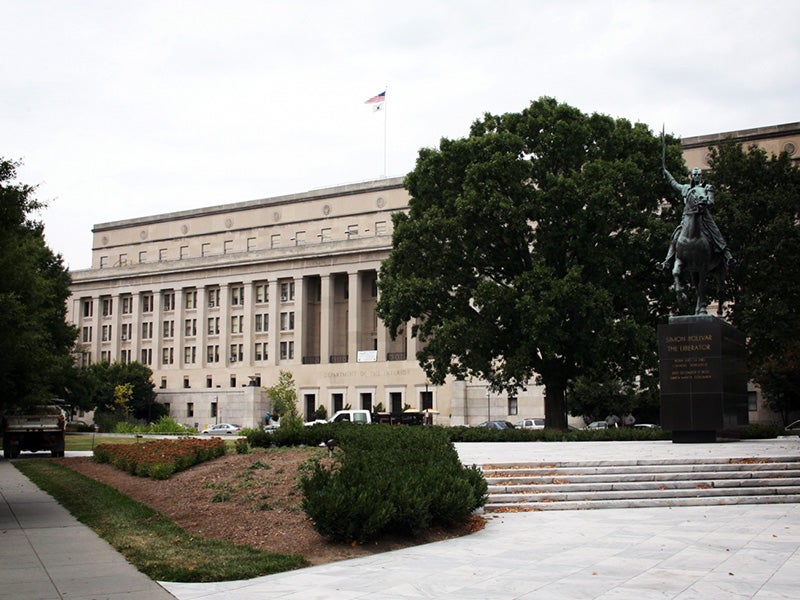 The U.S. Department of the Interior Building in Washington, D.C.
(Cliff via Flickr / CC BY 2.0)