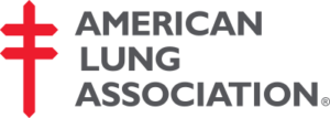 Logo for the American Lung Association.