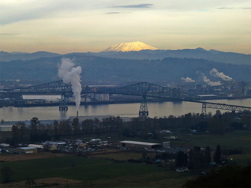 Longview, WA. In addition to worsening global warming, the transport of coal from mines in the interior U.S. to coastal export facilities threatens public health for those along the rail lines.