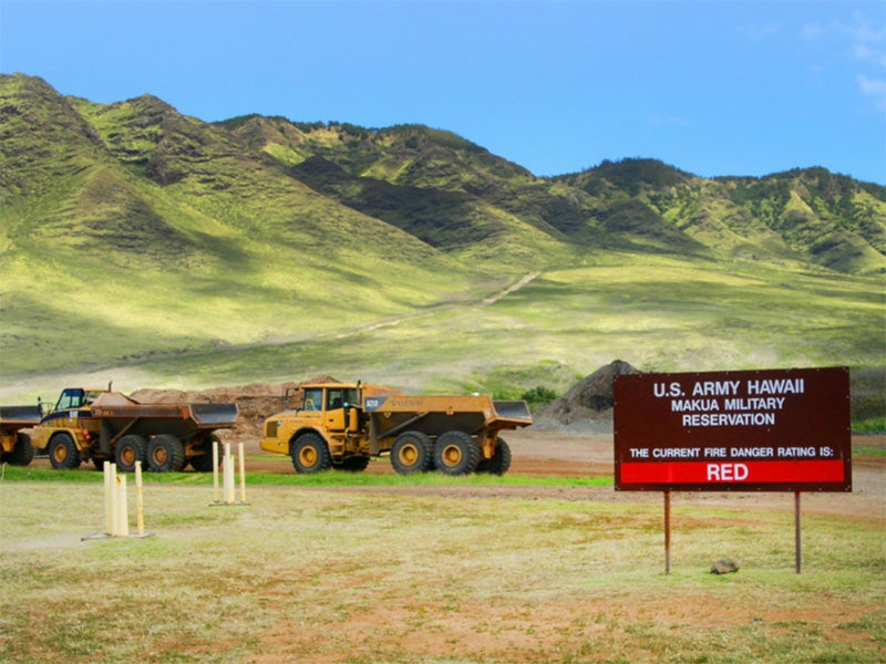 The Mākua Military Reservation is located in a culturally and ecologically important area, with scores of Hawaiian cultural sites and nearly fifty endangered plants and animals threatened by training.
(David Henkin / Earthjustice)