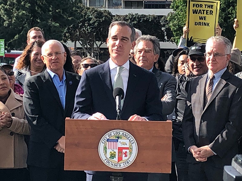 Los Angeles Mayor Eric Garcetti