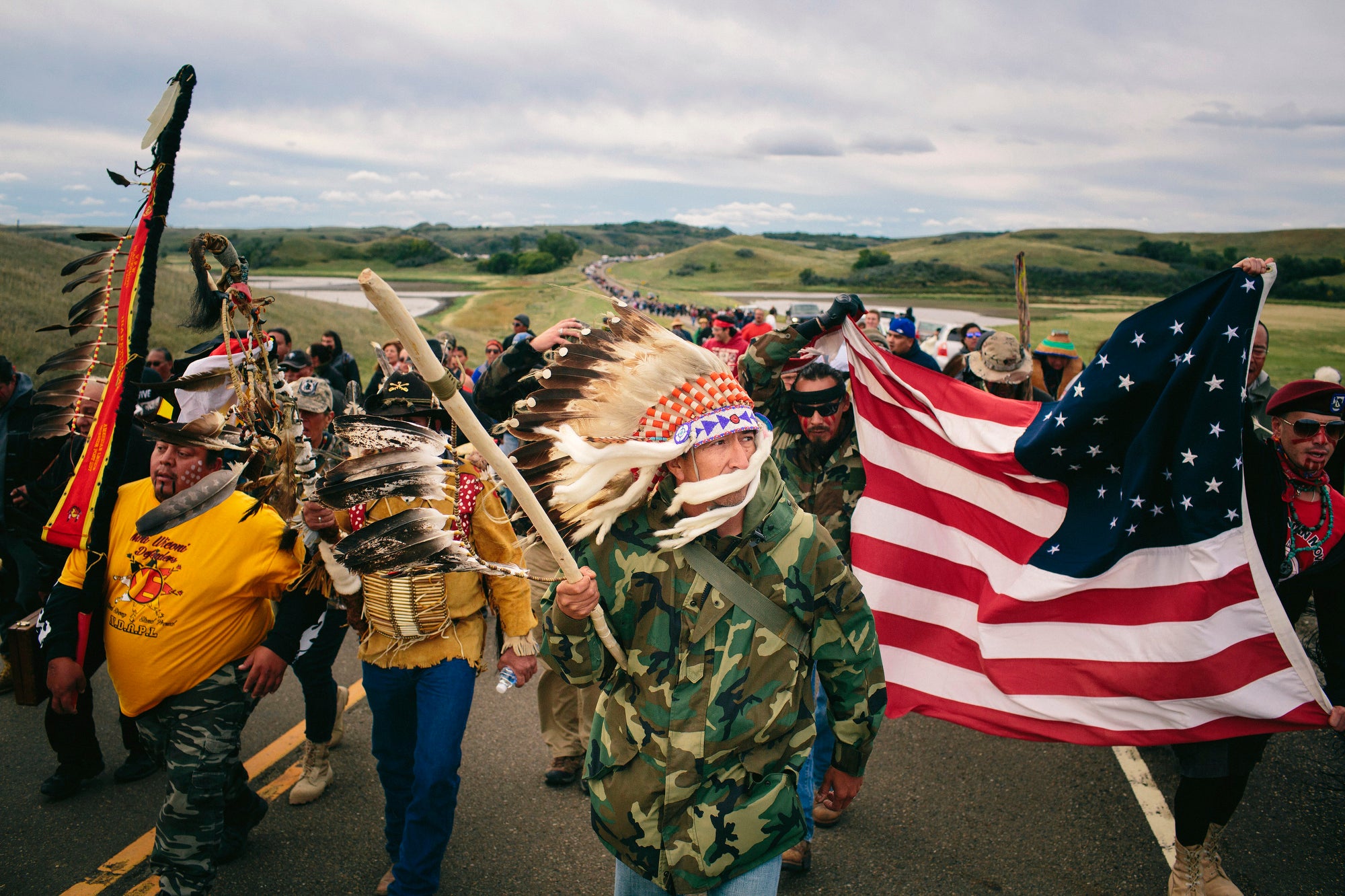 Gathering in opposition to Dakota Access Pipeline
