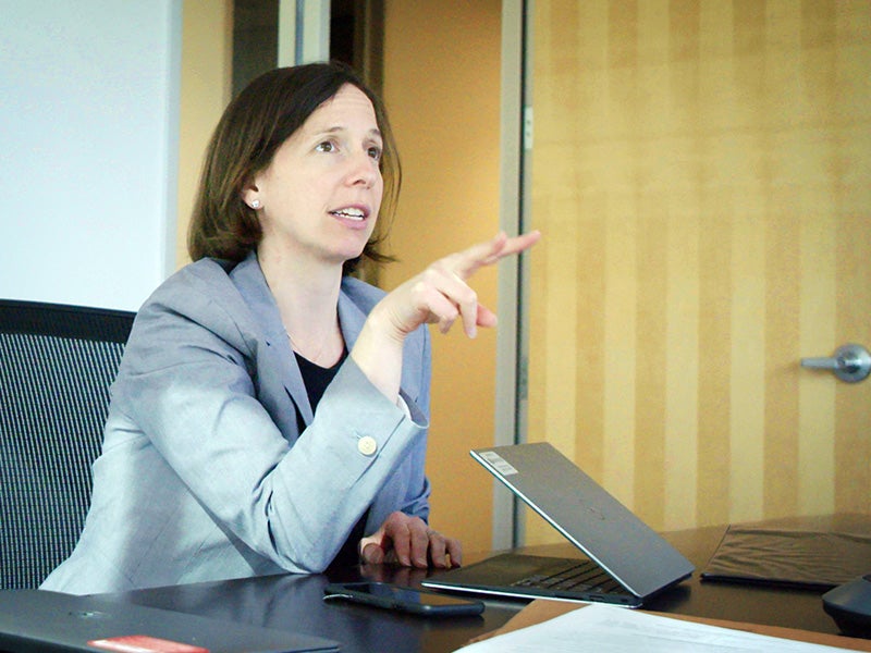 Earthjustice_Climate_VP_Jill_Tauber_at_Desk