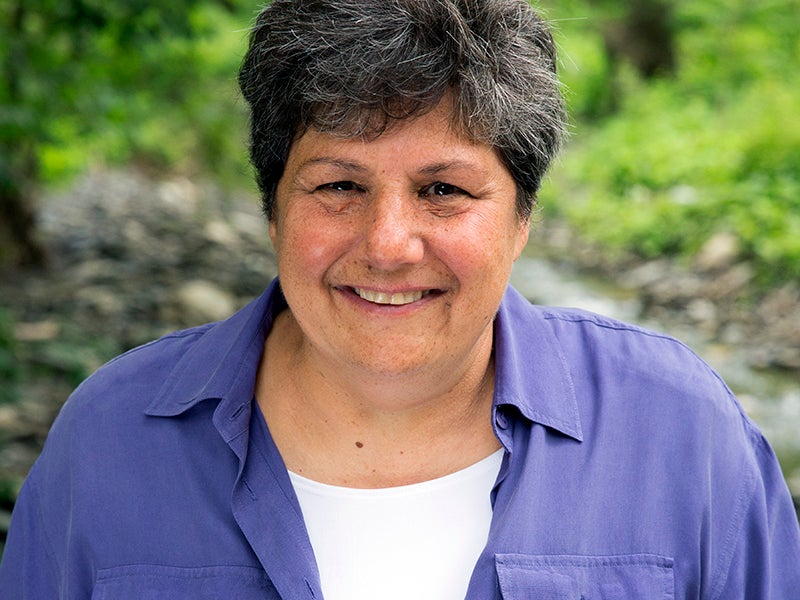 Irene Weiser, a councilmember in the town of Caroline, played an active role in the fight against the Cayuga coal plant bailout.
(Michael Forster Rothbart for Earthjustice)