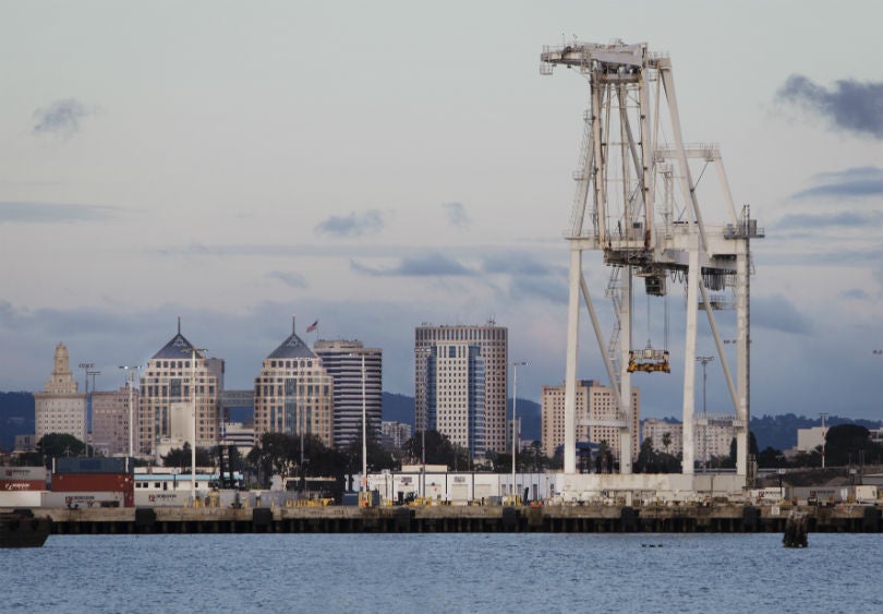 Oakland waterfront