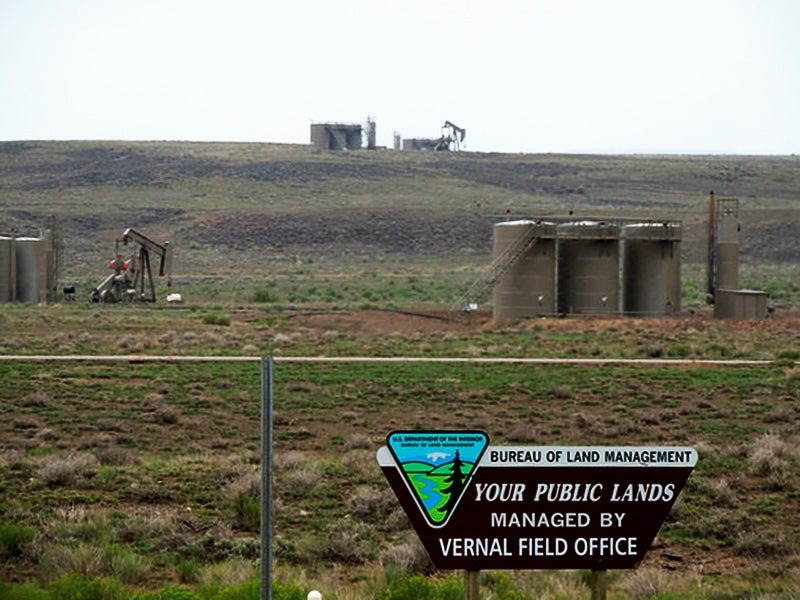 Oil and gas operations in Utah.
