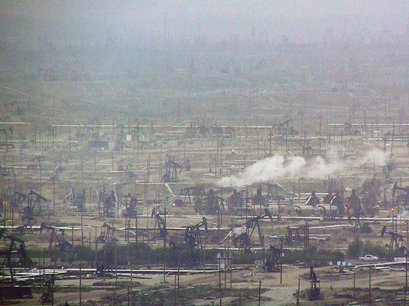 Oil and gas fields in California's Central Valley.