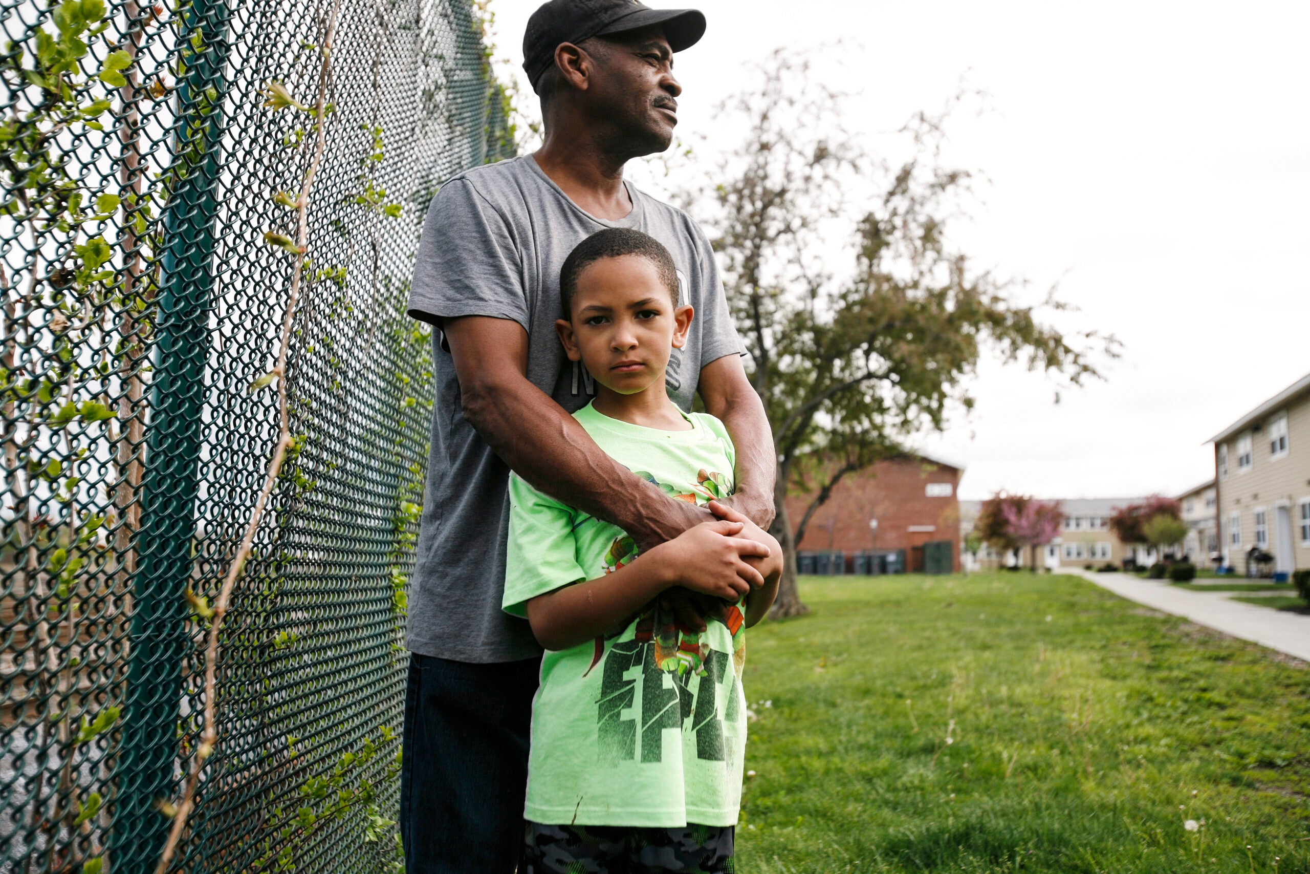 An activist and resident of Albany's South End, Bebe White says his son is scared of the loud noises made by trains carrying oil to the port just yards from their home.
(Photo by Earthjustice)