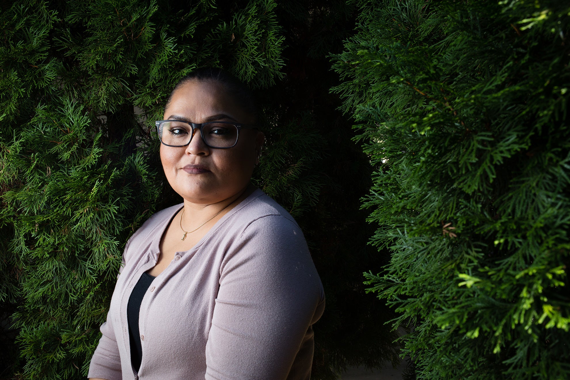 Rebecca Miles, member of the Nez Perce Tribe, on the reservation in Lapwai, Idaho.