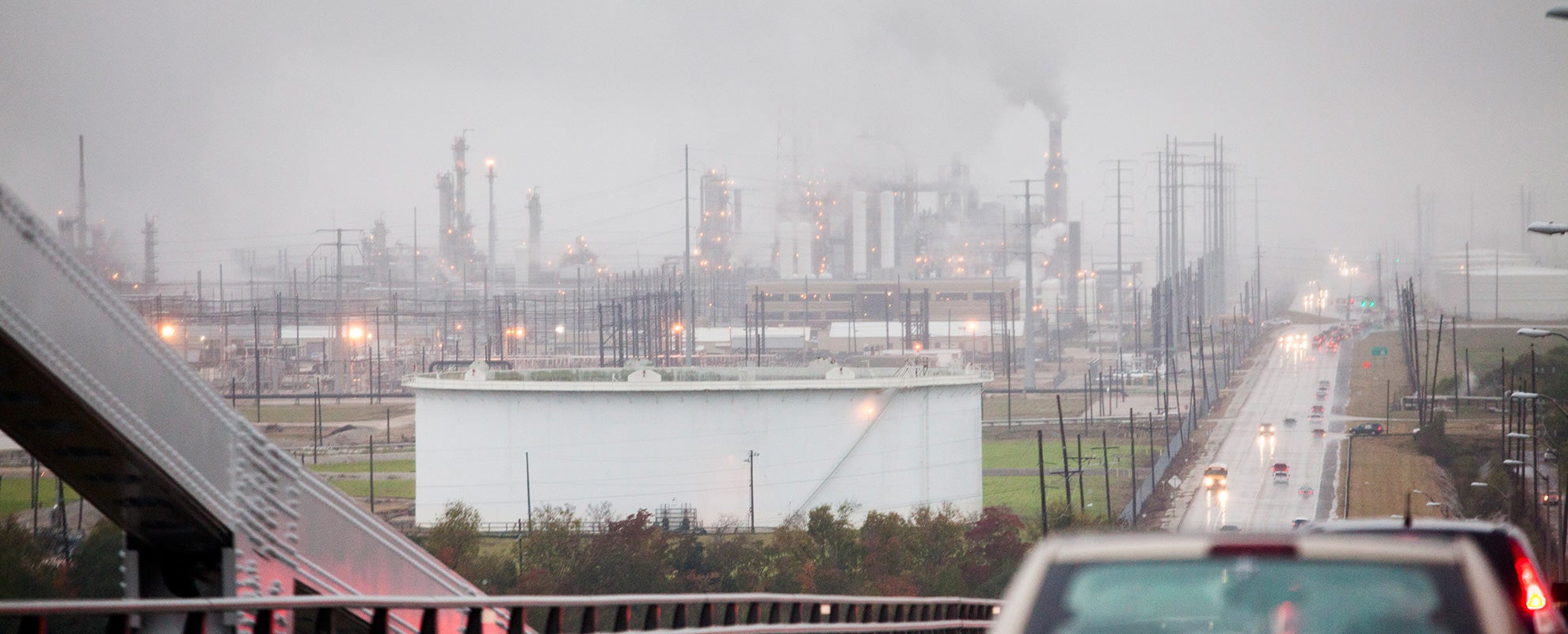 The Valero oil refinery, Nov. 21, 2013 in Port Arthur, TX.