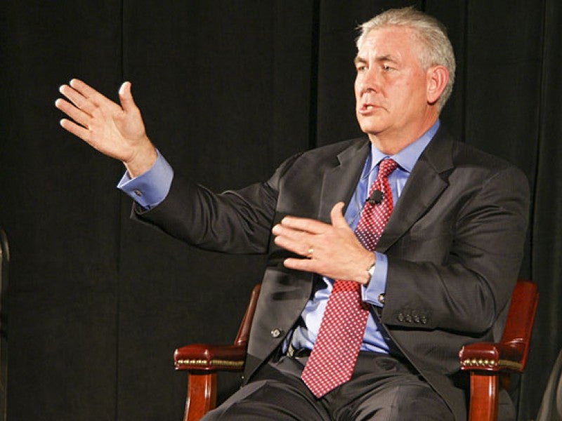 Exxon Mobil CEO Rex Tillerson.
(WILLIAM MUNOZ / CC BY 2.0)