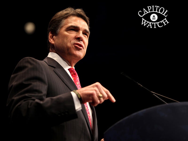 The Department of Energy, led by Rick Perry, is needlessly delaying energy efficiency rules that would save customers money and cut greenhouse gas emissions.
(Gage Skidmore/CC BY-SA 2.0)
