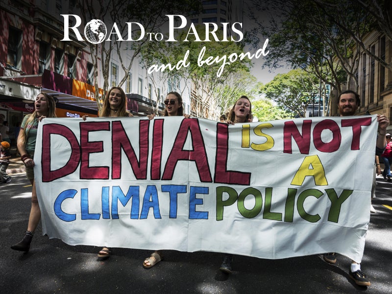 People's Climate March in Brisbane, Australia in 2014.