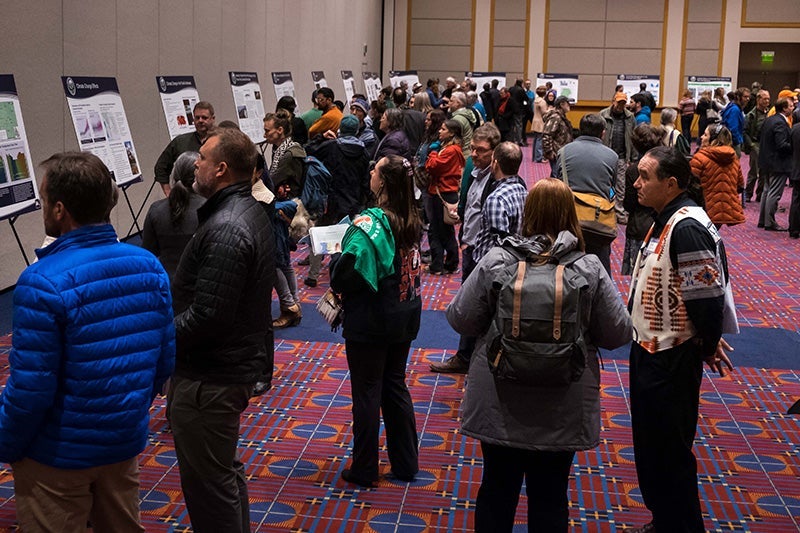 Supporters crowded the public information session during the 2016/2016 comment period.