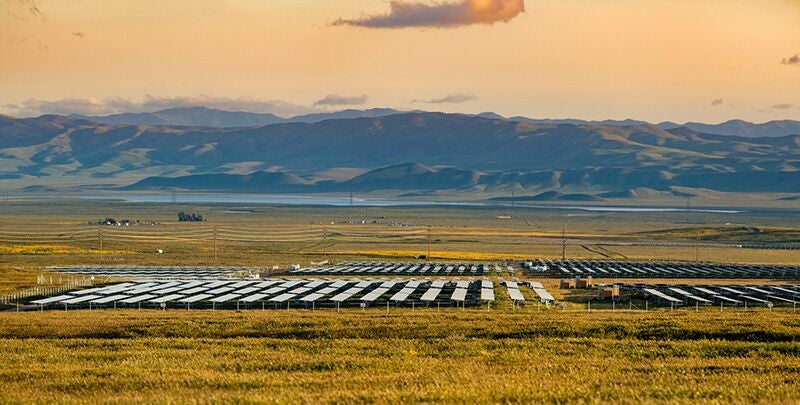 The California Valley Solar Ranch is 250-megawatt photovoltaic power plant in the Carrizo Plain, northeast of California Valley.