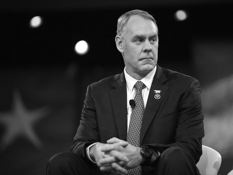 Interior Secretary Ryan Zinke's conduct is the subject of over a dozen federal investigations.
(Gage Skidmore / CC BY-SA 2.0)