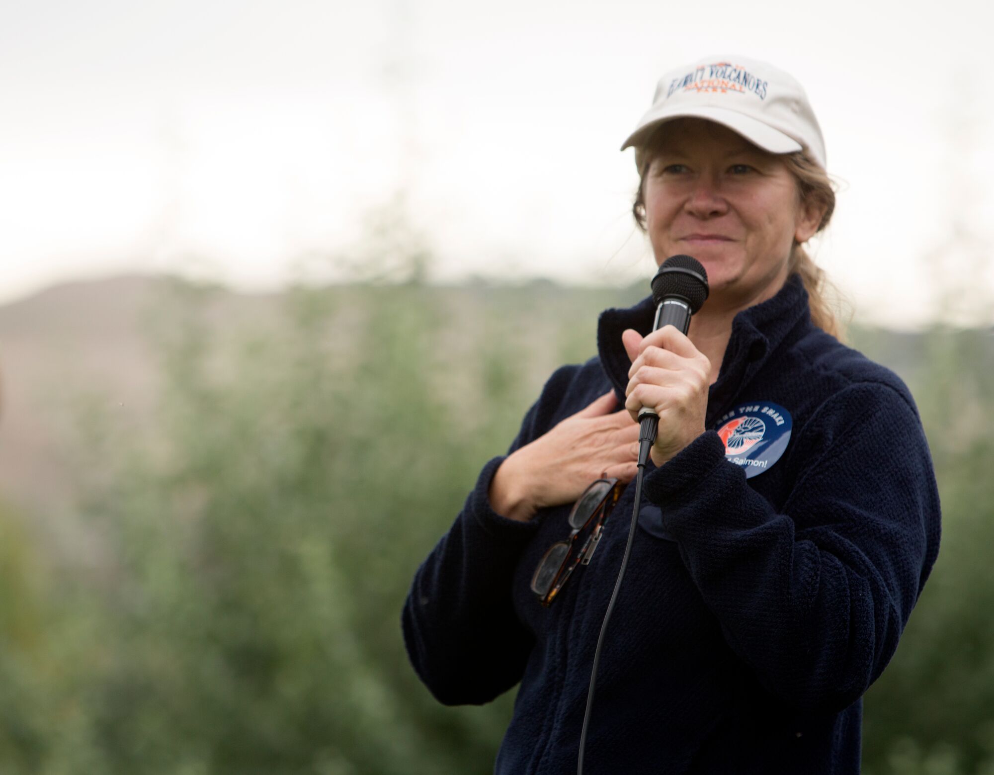 Sam Mace of the Save Our Wild Salmon Coalition, at the 2016 Free the Snake Flotilla on the Snake River, between Lewiston, Idaho, and Clarkston, Washington.