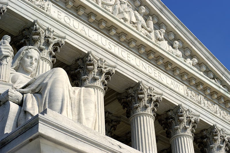 The U.S. Supreme Court building in Washington, D.C.
(Jason Speros / Shutterstock)