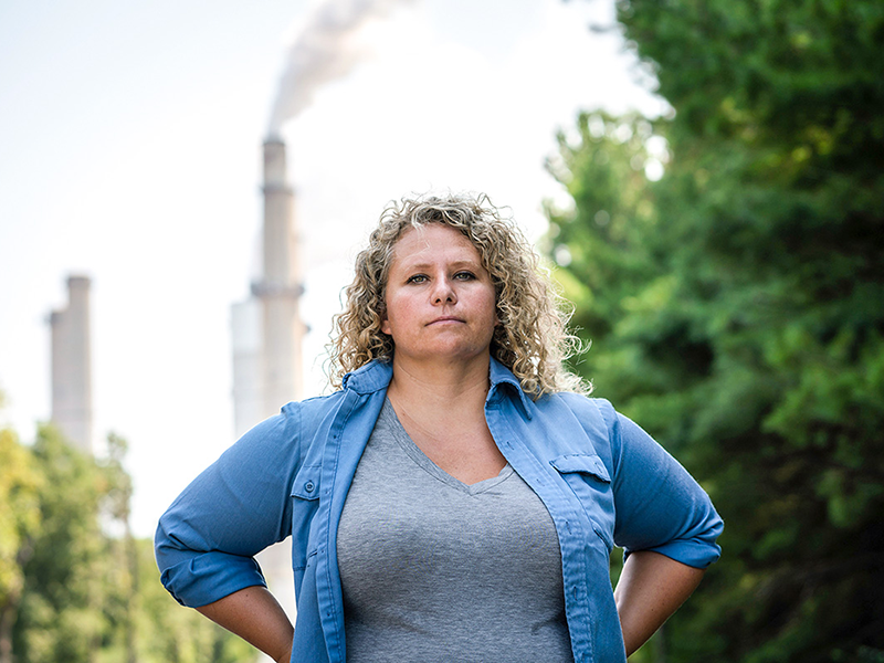 Barb Deardorff and other residents of Wheatfield, Ind., are concerned about coal ash contamination from a nearby power plant.