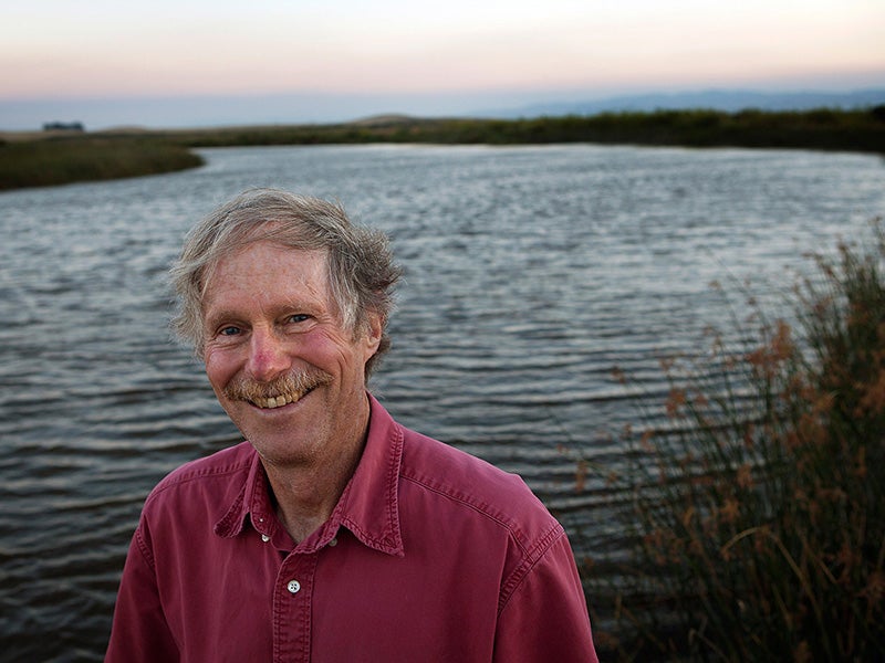 Earthjustice attorney Mike Sherwood stands in the San Francisco Bay Delta. Sherwood&#039;s ground-breaking litigation has been helping salmon in the Delta for more than ten years.Mike Sherwood, long-time Earthjustice attorney.