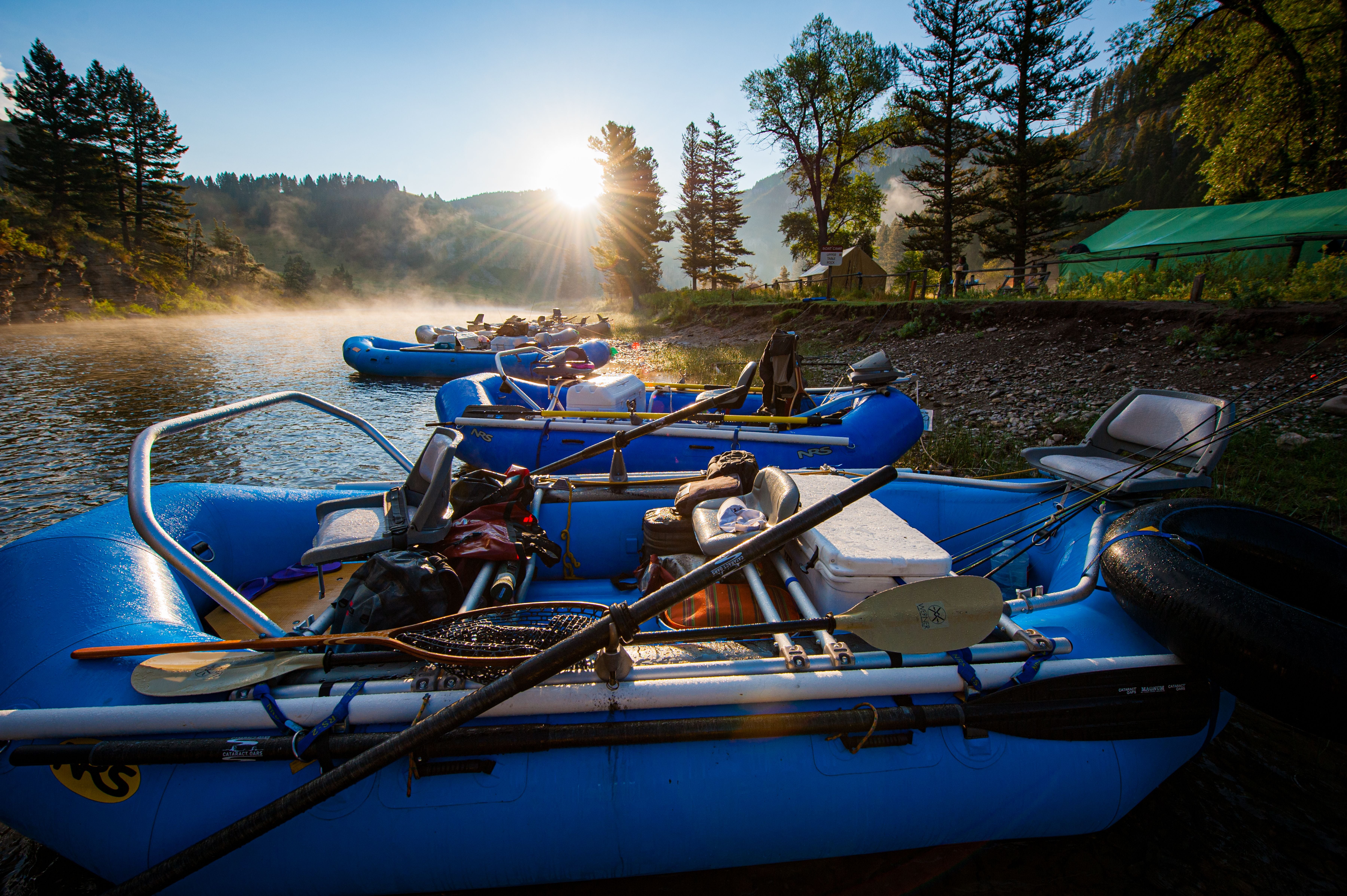 The Smith River in Montana is the only river that requires permits to float. It is beloved for trout fishing and rafting. A multinational corporation plans to build a copper mine in the watershed threatening the health of the river.
(Brian Grossenbacher)