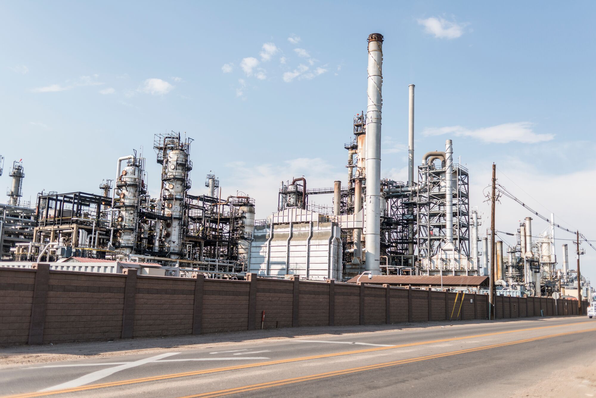 The Suncor Energy refinery in Commerce City, Colorado.