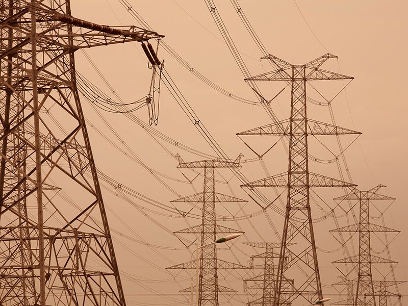 Transmission lines.
(Wang Song / Shutterstock)