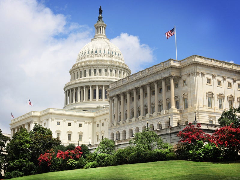 The U.S. Capitol building.