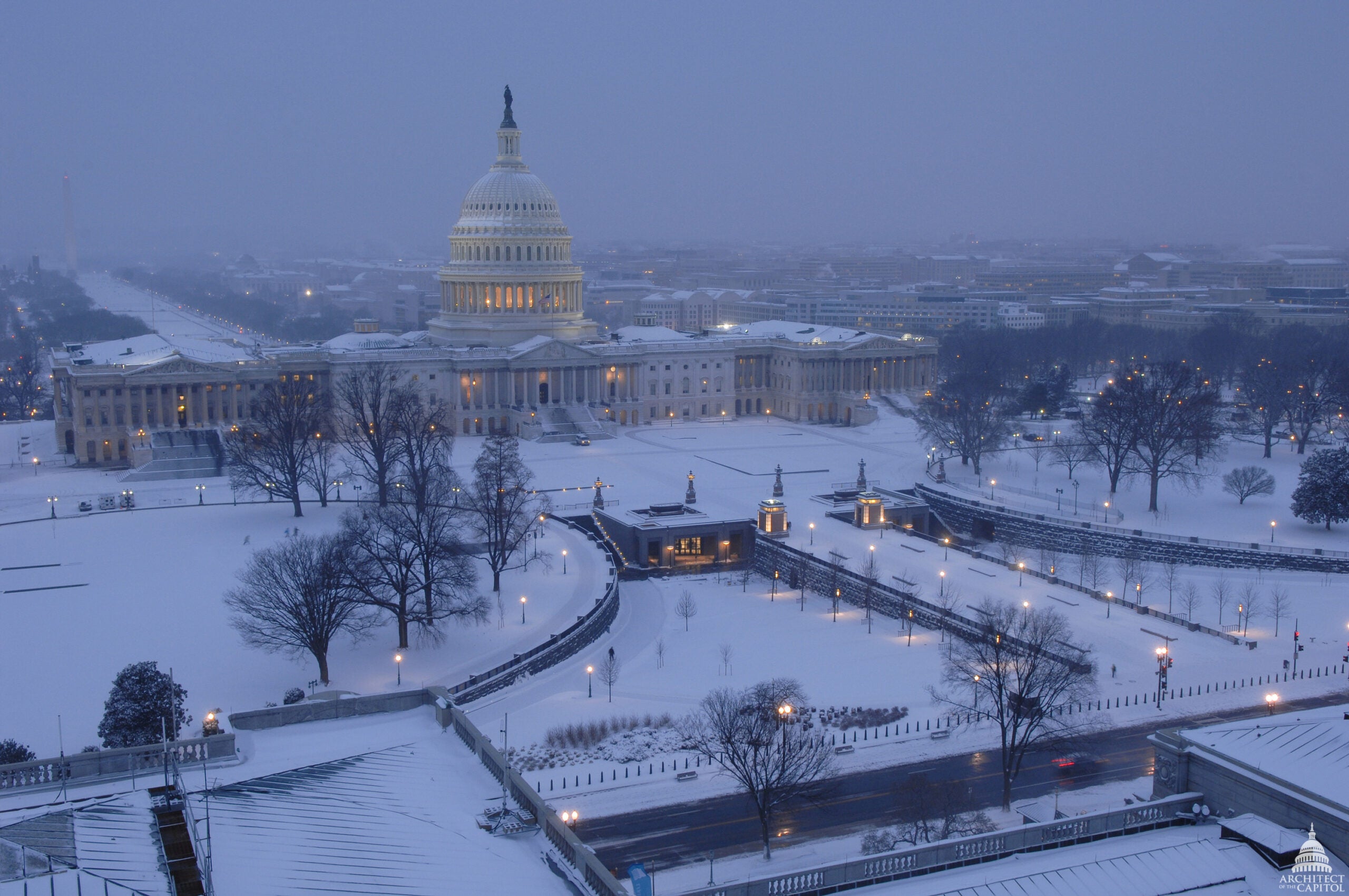 US Capitol Snow
